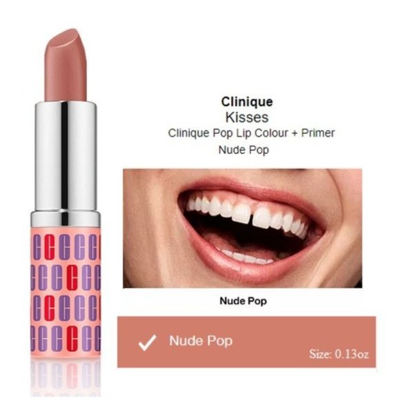 Clinique | Makeup | Clinique Kisses Lipstick Nude Pop New | Poshmark